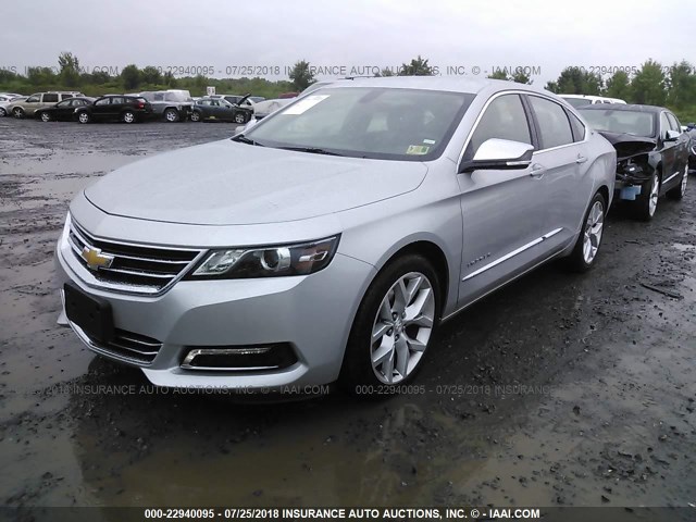 2G1125S3XJ9171647 - 2018 CHEVROLET IMPALA PREMIER SILVER photo 2