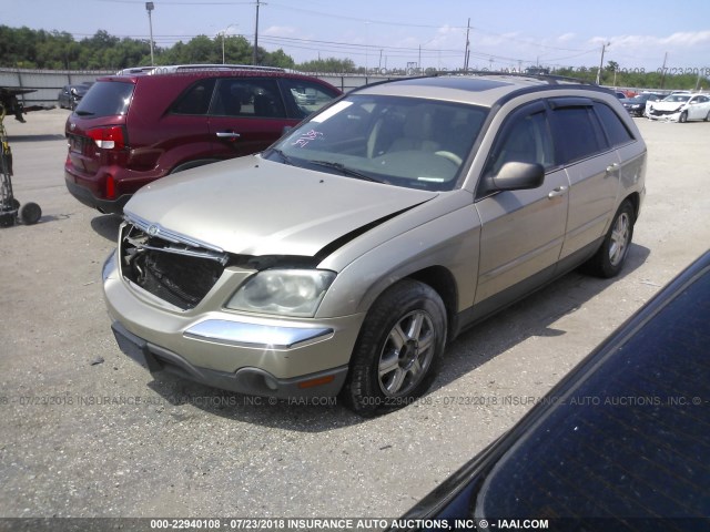 2A8GF68416R641141 - 2006 CHRYSLER PACIFICA TOURING GOLD photo 2