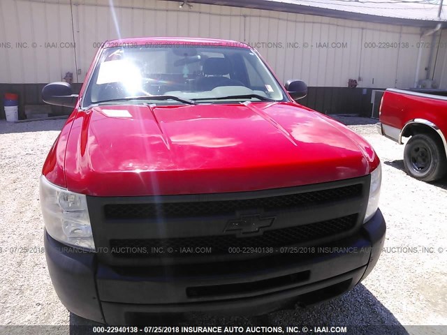 1GCNKPEA3BZ367788 - 2011 CHEVROLET SILVERADO K1500 RED photo 6