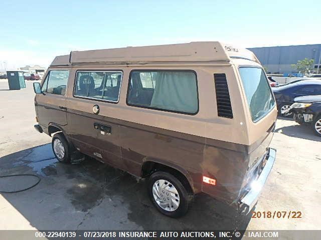 WV2ZB0251EH084091 - 1984 VOLKSWAGEN VANAGON CAMPMOBILE BROWN photo 3