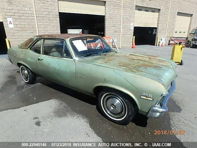 113270W245095 - 1970 CHEVROLET NOVA GREEN photo 1