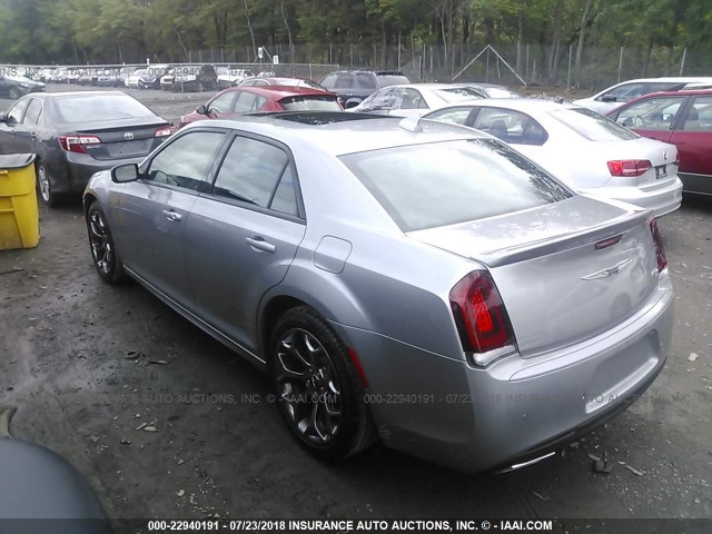 2C3CCABG8JH266761 - 2018 CHRYSLER 300 S GRAY photo 3