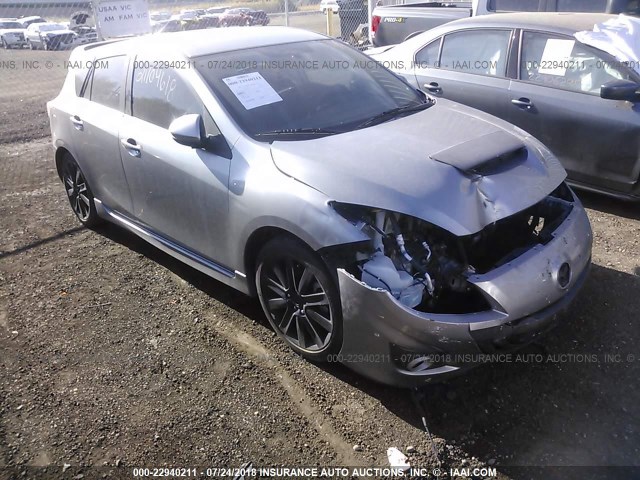 JM1BL1L47C1608696 - 2012 MAZDA SPEED 3 GRAY photo 1