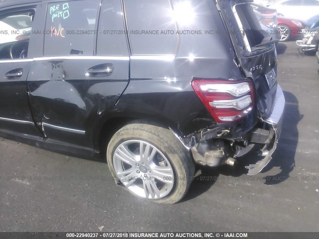 WDCGG5HB2FG415151 - 2015 MERCEDES-BENZ GLK 350 BLACK photo 6