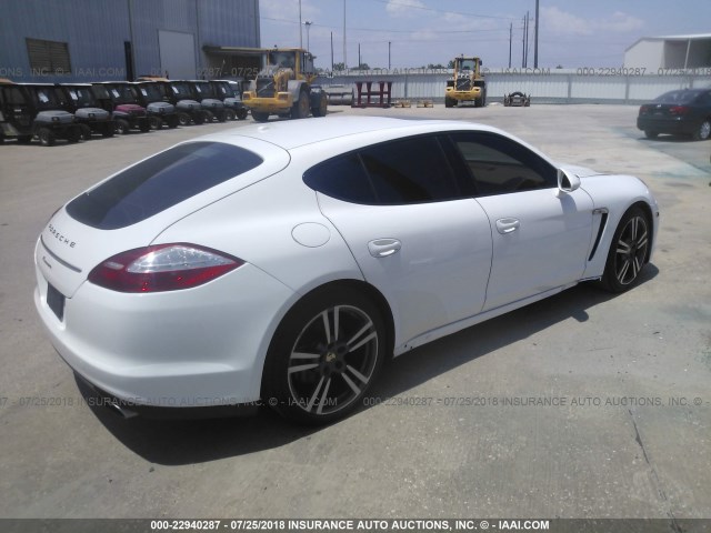 WP0AA2A75CL014486 - 2012 PORSCHE PANAMERA 2/4 WHITE photo 4