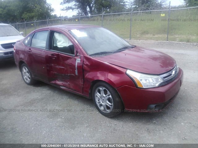 1FAHP36N99W264577 - 2009 FORD FOCUS SES RED photo 1