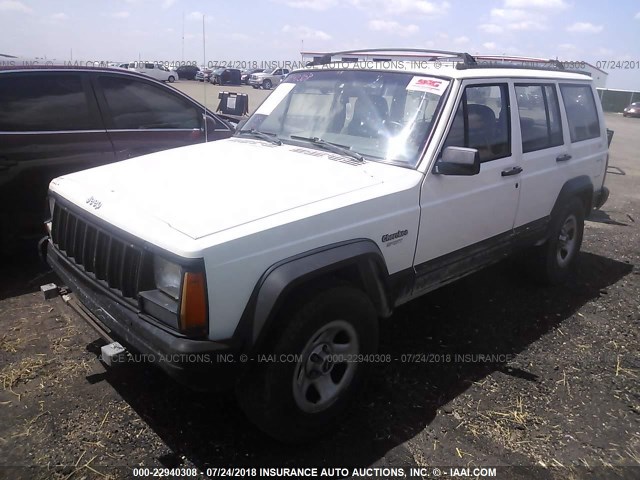 1J4FJ68S3TL142856 - 1996 JEEP CHEROKEE SPORT/CLASSIC WHITE photo 2