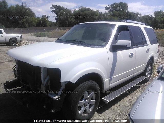 1FMJU1K54CEF17828 - 2012 FORD EXPEDITION LIMITED WHITE photo 2