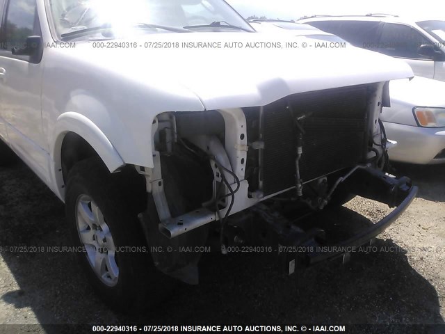 1FMJU1K54CEF17828 - 2012 FORD EXPEDITION LIMITED WHITE photo 6