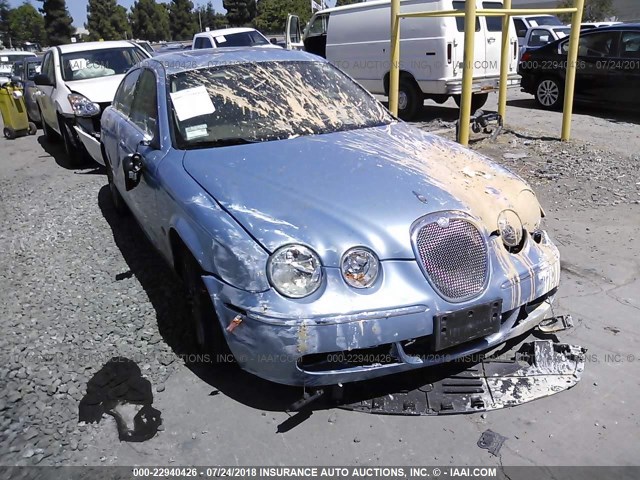 SAJWA01A78FN83904 - 2008 JAGUAR S-TYPE BLUE photo 1