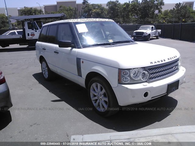 SALMF13408A275094 - 2008 LAND ROVER RANGE ROVER SUPERCHARGED WHITE photo 1