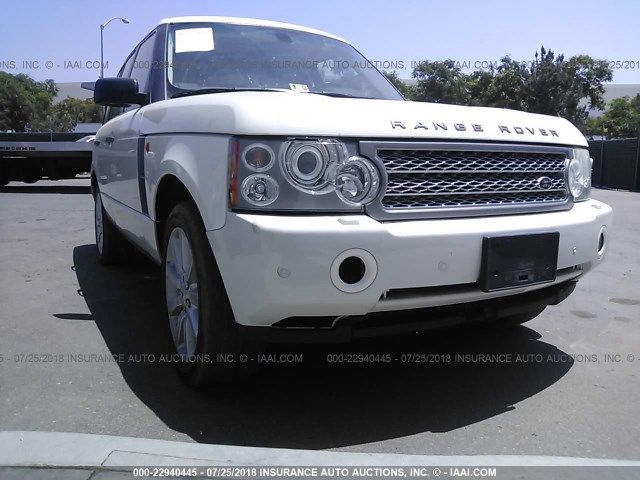 SALMF13408A275094 - 2008 LAND ROVER RANGE ROVER SUPERCHARGED WHITE photo 6