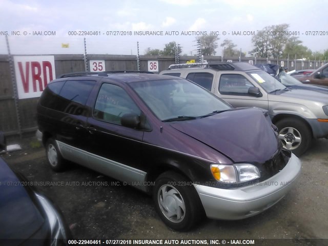 4T3ZF13C8WU059934 - 1998 TOYOTA SIENNA LE/XLE PURPLE photo 1