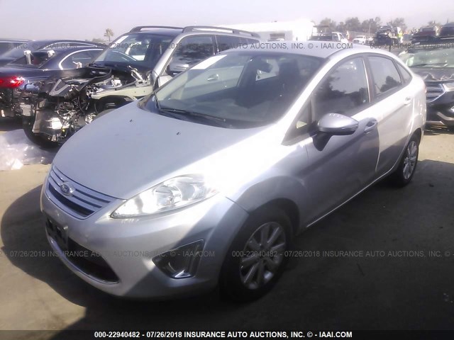 3FADP4CJ9BM177886 - 2011 FORD FIESTA SEL SILVER photo 2