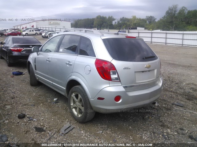 3GNAL3EK7DS558604 - 2013 CHEVROLET CAPTIVA LT SILVER photo 3