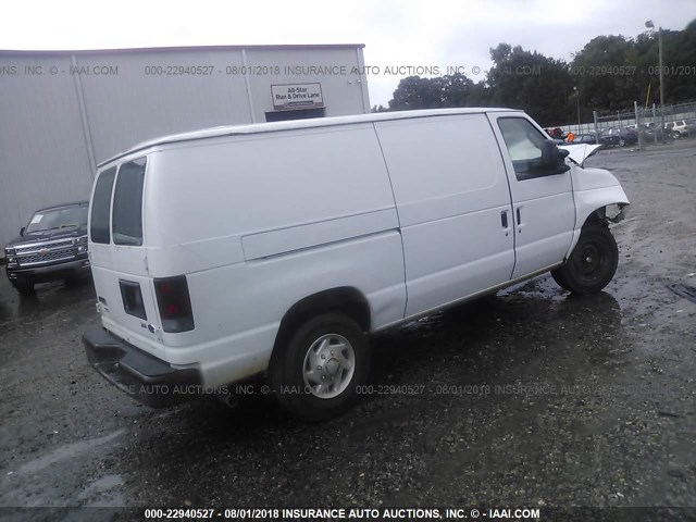 1FTNE2EW4DDA94799 - 2013 FORD ECONOLINE E250 VAN WHITE photo 4