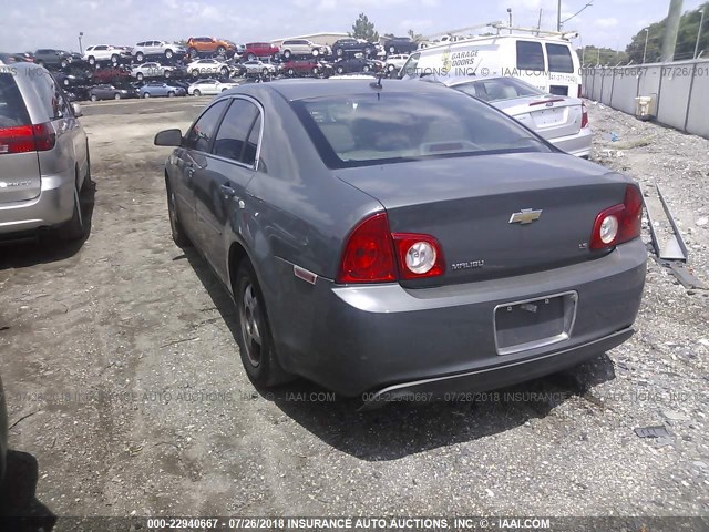 1G1ZG57B584233358 - 2008 CHEVROLET MALIBU LS GRAY photo 3