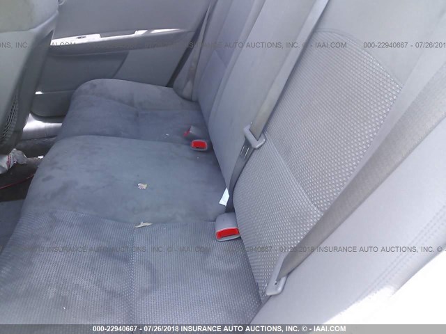 1G1ZG57B584233358 - 2008 CHEVROLET MALIBU LS GRAY photo 8