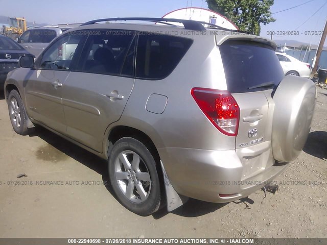 JTMBK31V376019163 - 2007 TOYOTA RAV4 LIMITED 金色 照片 3