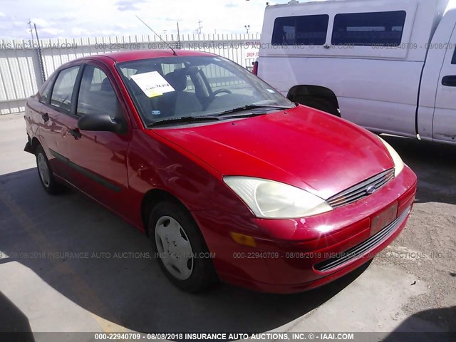 1FAFP33P71W177472 - 2001 FORD FOCUS LX RED photo 1