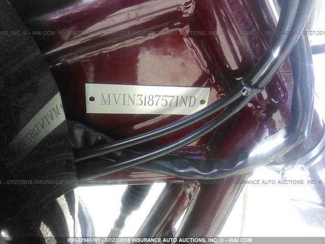 MVIN318757IND - 2006 ASM ASM CUSTOM MOTORCYCLE  Rouge photo 10