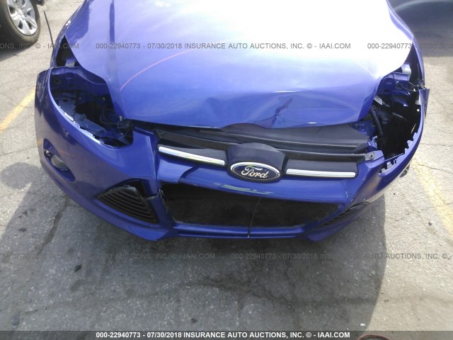 1FADP3N2XDL233015 - 2013 FORD FOCUS TITANIUM BLUE photo 6