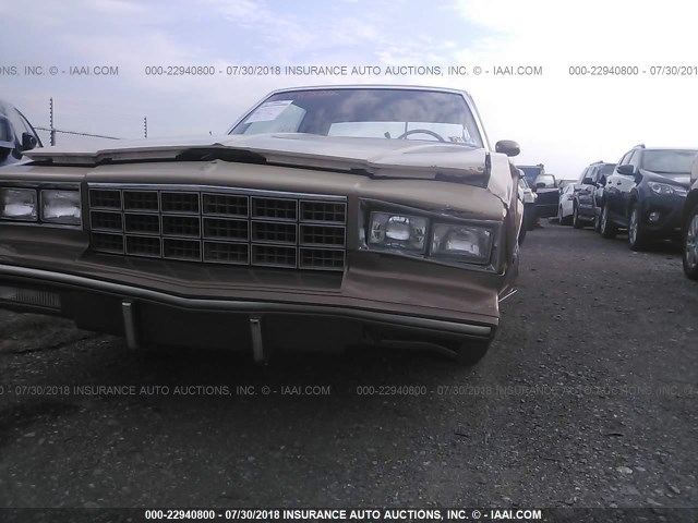 1G1AZ37J9BB423931 - 1981 CHEVROLET MONTE CARLO  TAN photo 6