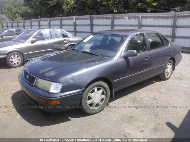 4T1BF12B1TU098959 - 1996 TOYOTA AVALON XL/XLS GRAY photo 2