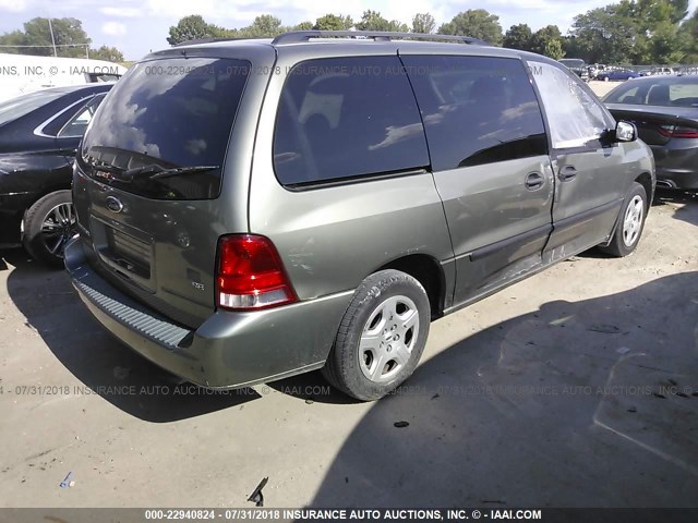 2FMZA516X5BA39684 - 2005 FORD FREESTAR SE GREEN photo 4