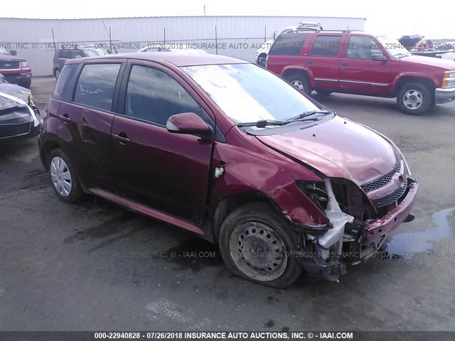 JTKKT624065006713 - 2006 TOYOTA SCION XA RED photo 1