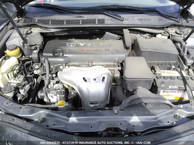 4T1BE46K99U897752 - 2009 TOYOTA CAMRY SE/LE/XLE GRAY photo 10