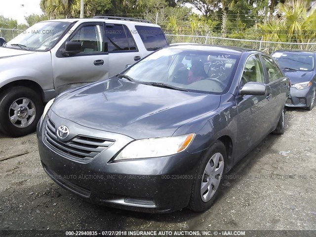 4T1BE46K99U897752 - 2009 TOYOTA CAMRY SE/LE/XLE GRAY photo 2