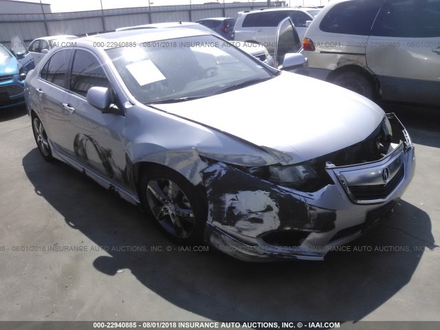 JH4CU2F84CC015502 - 2012 ACURA TSX SE SILVER photo 1