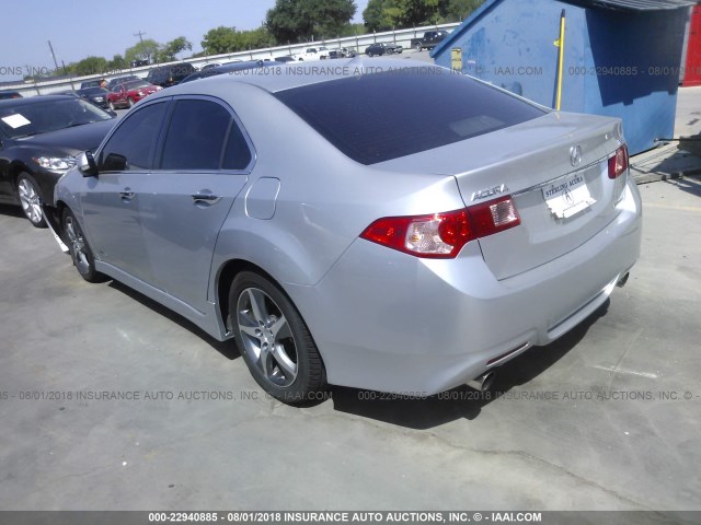 JH4CU2F84CC015502 - 2012 ACURA TSX SE SILVER photo 3