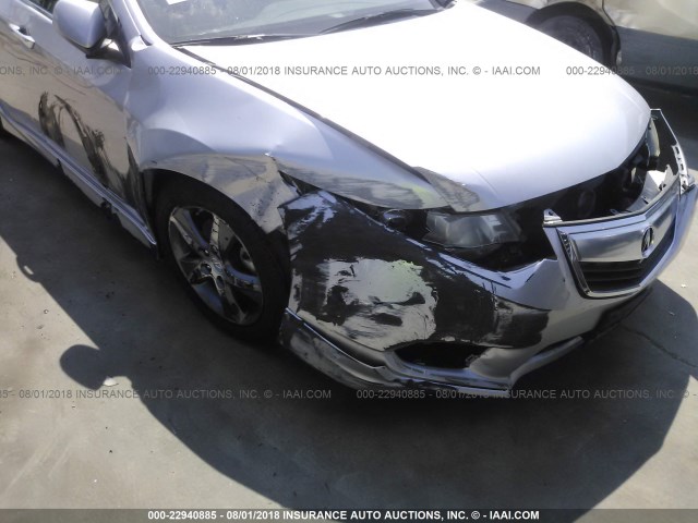 JH4CU2F84CC015502 - 2012 ACURA TSX SE SILVER photo 6