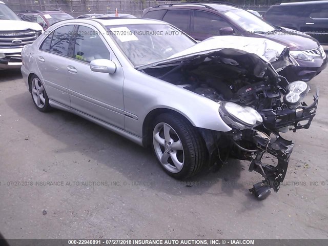 WDBRF52HX6F815087 - 2006 MERCEDES-BENZ C GENERATION 2006 230 SILVER photo 1