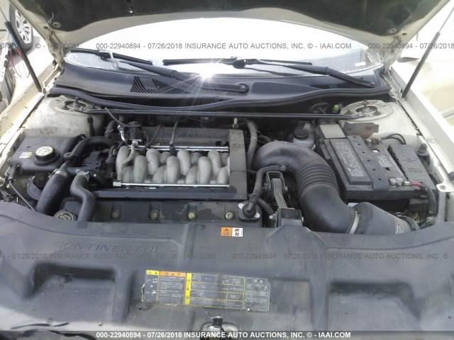 1LNHM97V62Y613110 - 2002 LINCOLN CONTINENTAL  Қоңыр фото 10