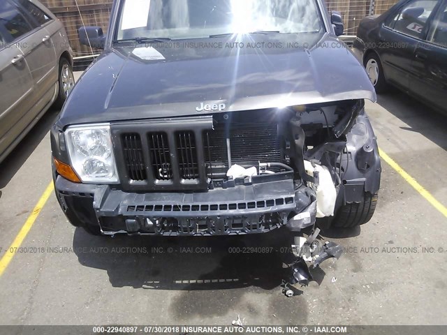 1J8HG48K16C168564 - 2006 JEEP COMMANDER GREEN photo 6
