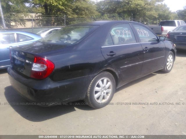 4T1BE30K13U224271 - 2003 TOYOTA CAMRY LE/XLE/SE 黑色 照片 4