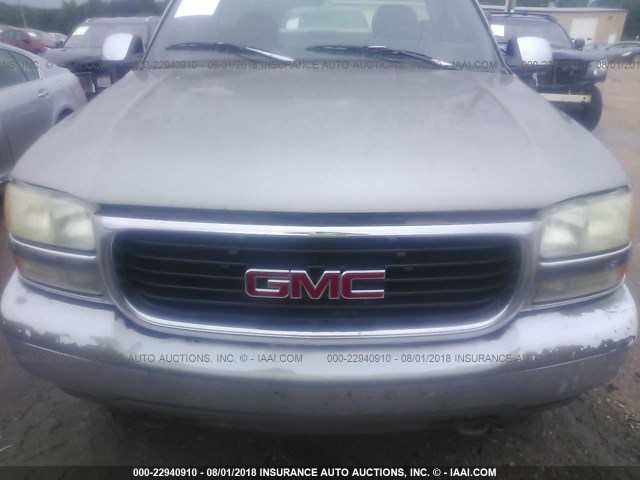 1GTEK14T5YZ108521 - 2000 GMC NEW SIERRA K1500 SILVER photo 6