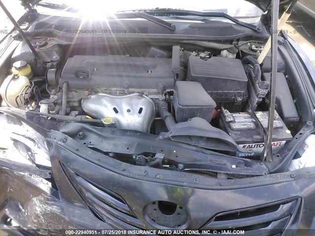 4T1BE46K47U729904 - 2007 TOYOTA CAMRY NEW GENERAT CE/LE/XLE/SE BLACK photo 10