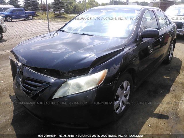 4T1BE46K47U729904 - 2007 TOYOTA CAMRY NEW GENERAT CE/LE/XLE/SE BLACK photo 2