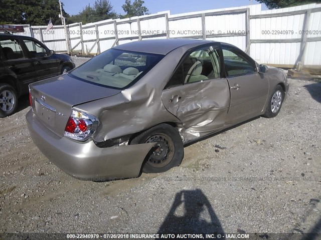 4T1BE32K86U659421 - 2006 TOYOTA CAMRY LE/XLE/SE Шампан түсті фото 4
