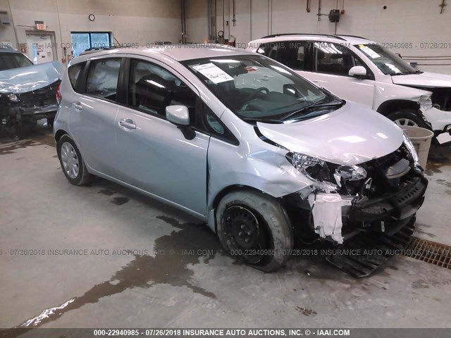 3N1CE2CP2FL405858 - 2015 NISSAN VERSA NOTE S/S PLUS/SV/SL/SR SILVER photo 1