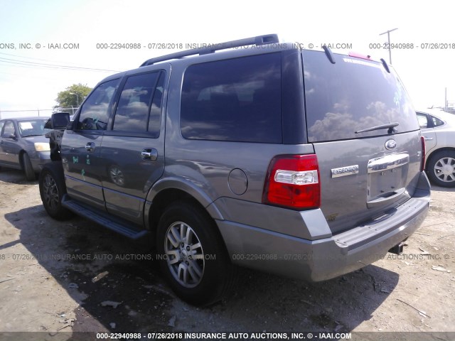 1FMJU1H56BEF54319 - 2011 FORD EXPEDITION XLT/KING RANCH GRAY photo 3