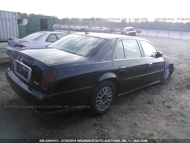 1G6KE57YX5U197149 - 2005 CADILLAC DEVILLE DHS BLACK photo 4