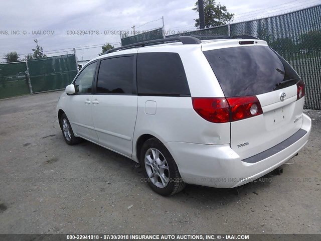 5TDZA22C36S545414 - 2006 TOYOTA SIENNA XLE/XLE LIMITED WHITE photo 3