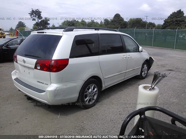 5TDZA22C36S545414 - 2006 TOYOTA SIENNA XLE/XLE LIMITED WHITE photo 4