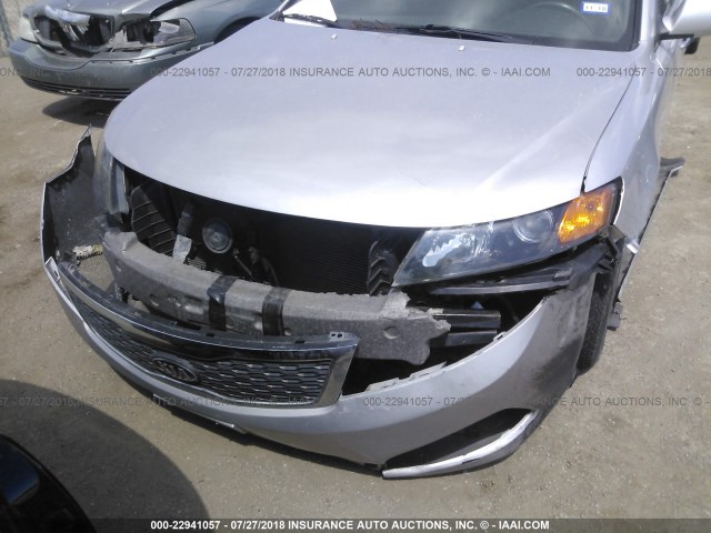 KNAGH4A86A5434797 - 2010 KIA OPTIMA EX/SX GRAY photo 6