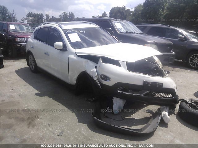 JNKAJ09F38M358849 - 2008 INFINITI EX35 JOURNEY WHITE photo 1